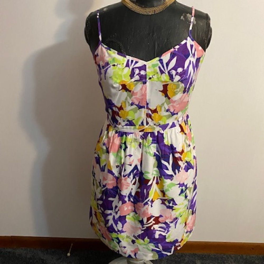 J. Crew Tropical Printed Seaside Cami dress, size 10